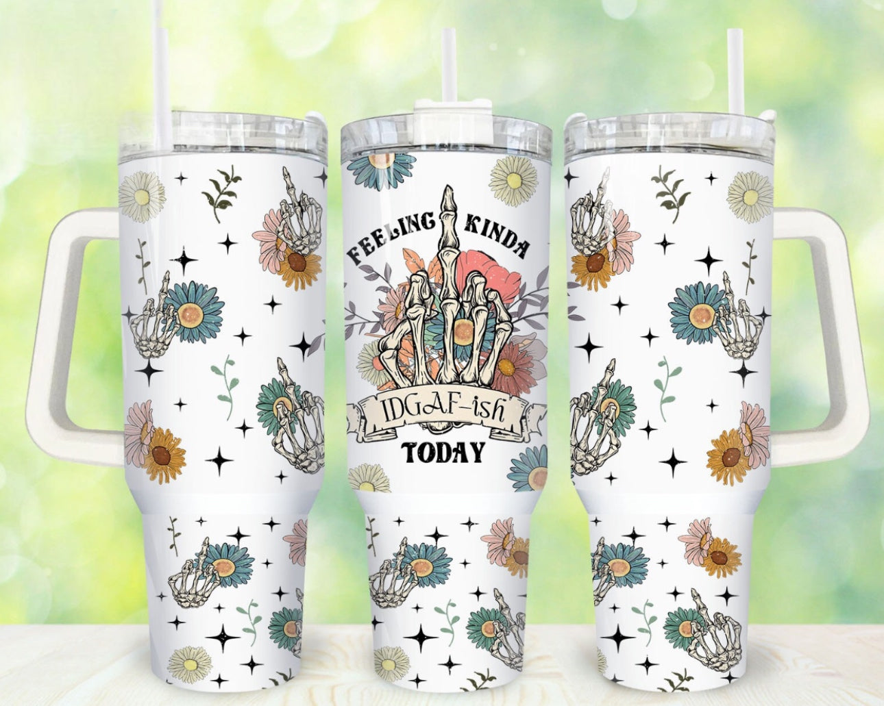 Feeling Kinda 40 oz Tumbler Preorder 4 wk tat