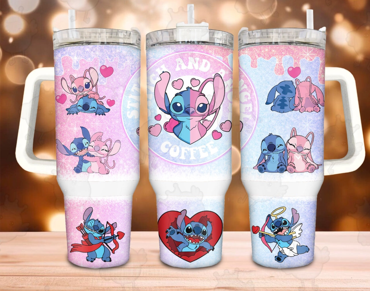 Seeing Double Love 40 oz Tumbler Preorder 4 wk tat