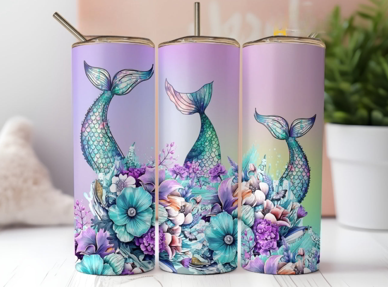 Mermaid Tails Tumbler