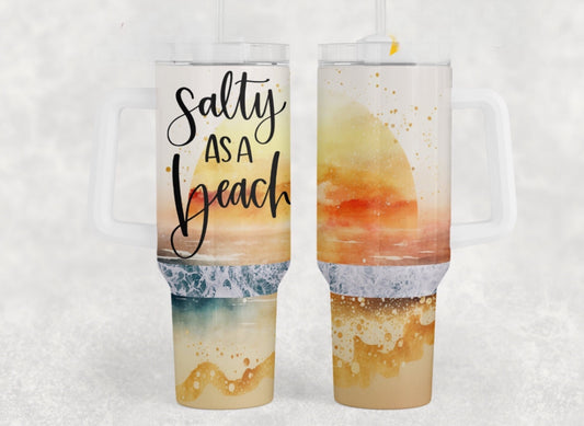 Salty 40oz Tumbler Preorder 4 wk tat