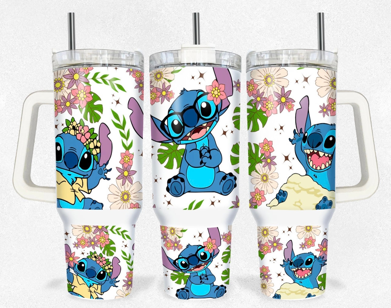 Blue Guy with Glasses 40 oz Tumbler Preorder 4 wk tat