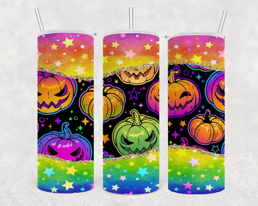 Sparkle Pumpkins Tumbler