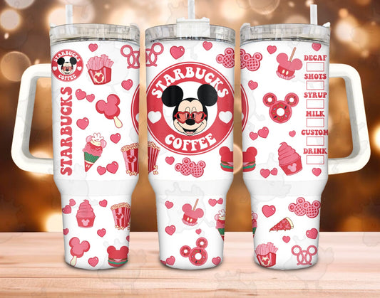 Mouse Coffee 40 oz Tumbler Preorder 4 wk tat