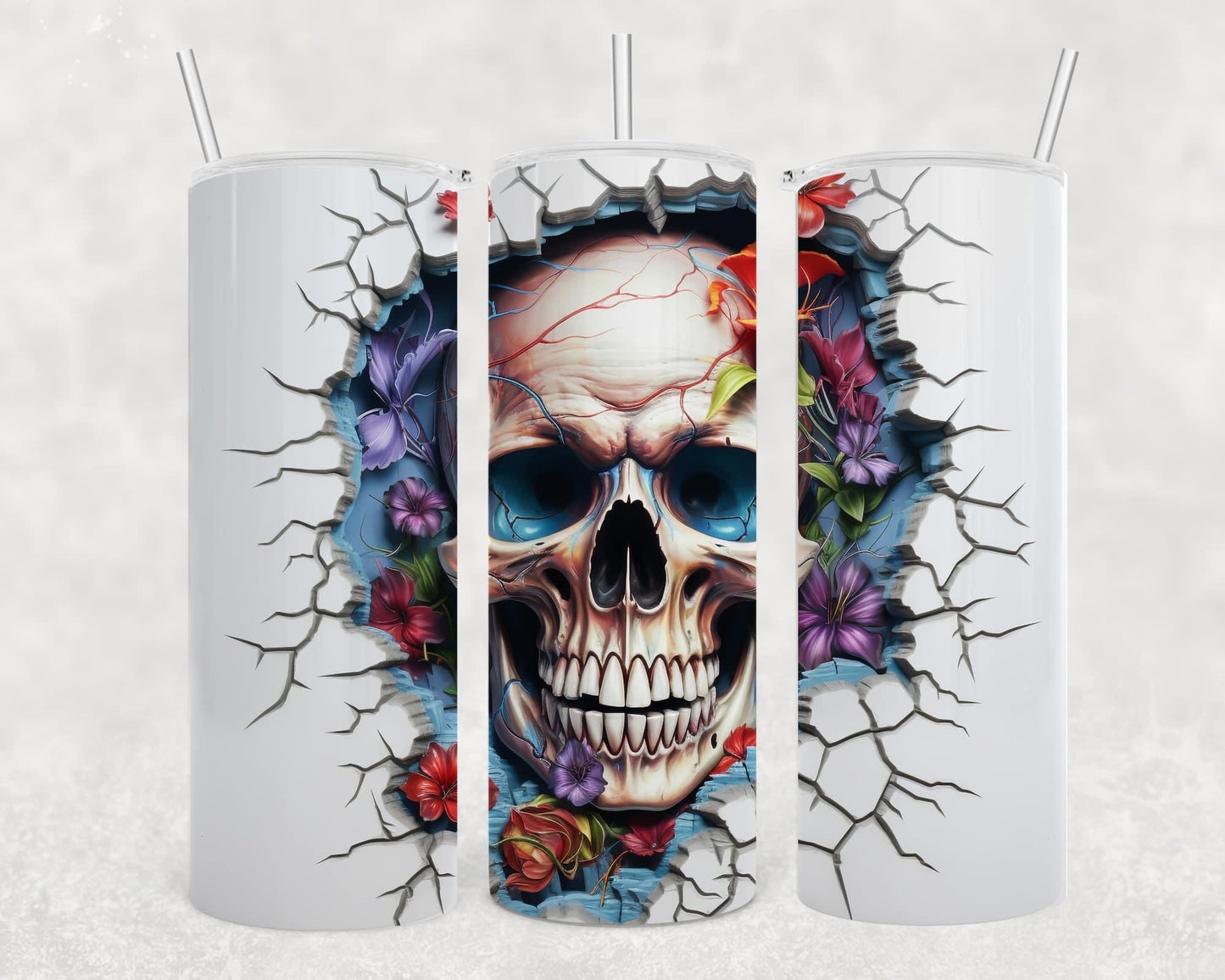 Bust Out Skulls Tumbler