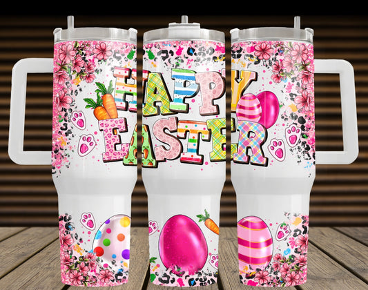 Happy Easter 40 oz Tumbler Preorder 4 wk tat