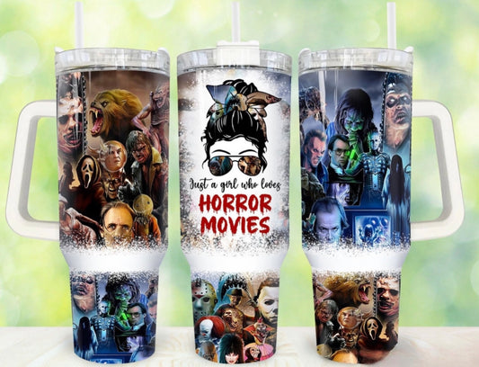 Horror Mom 40 oz Tumbler Preorder 4 wk tat