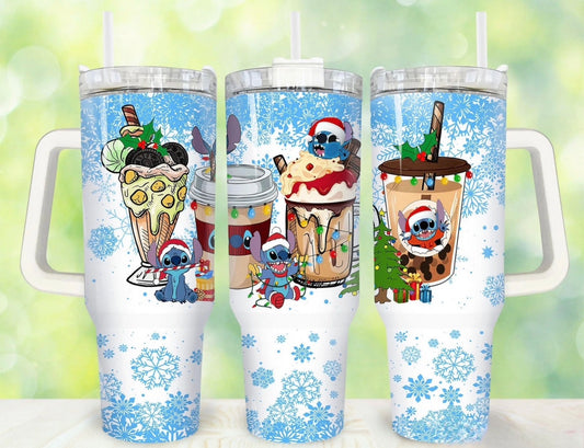 Blue Guy Holiday 40oz Tumbler Preorder 4 wk tat