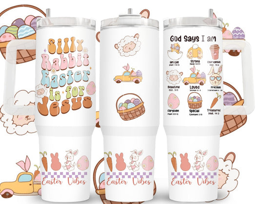 Silly Rabbit 40 oz Tumbler Preorder 4 wk tat