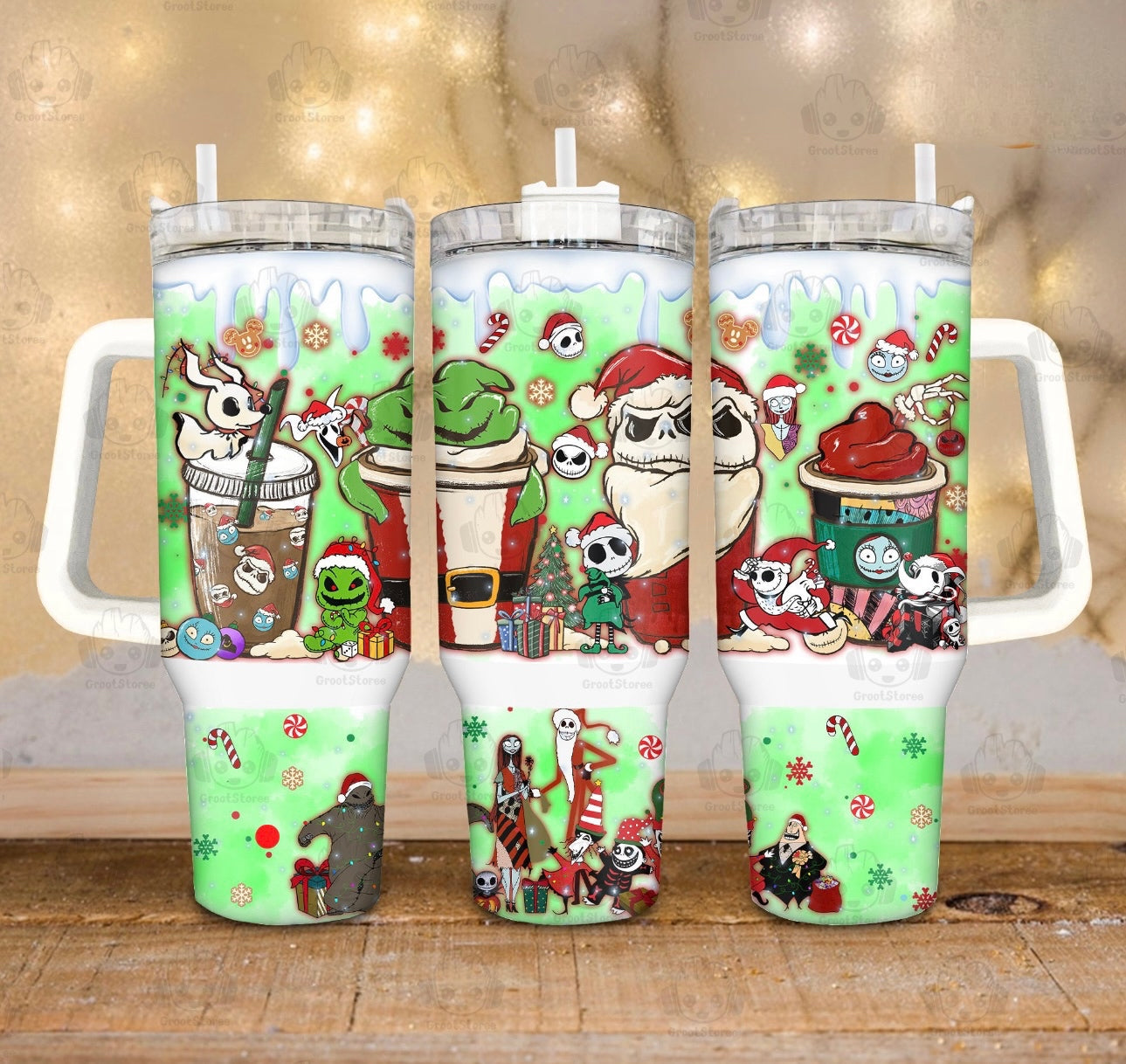 Christmas Nightmare 40 oz Tumbler Preorder 4 wk tat