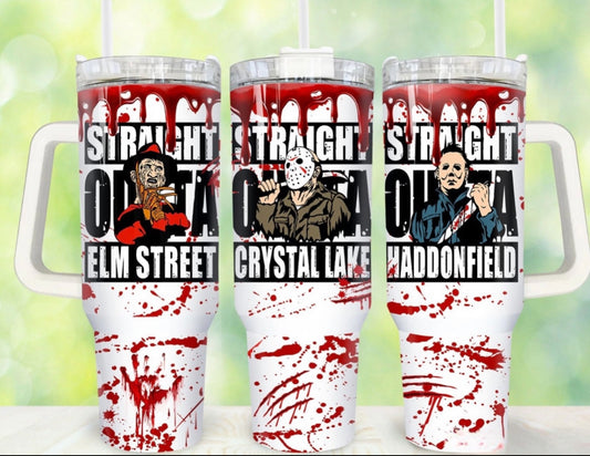 Straight Outta 40 oz Tumbler Preorder 4 wk tat