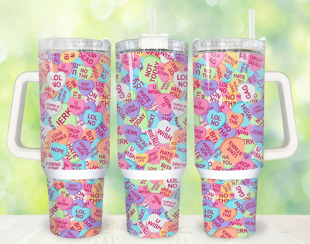 So Much Candy 40 oz Tumbler Preorder 4 wk tat