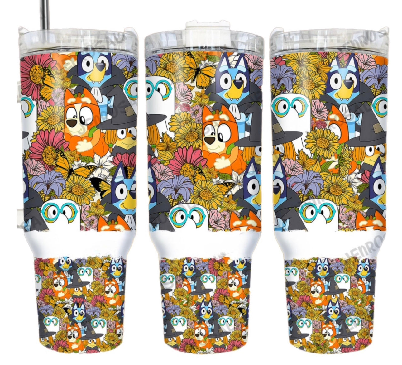 Scary Blue 40oz Tumbler Preorder 4 wk tat