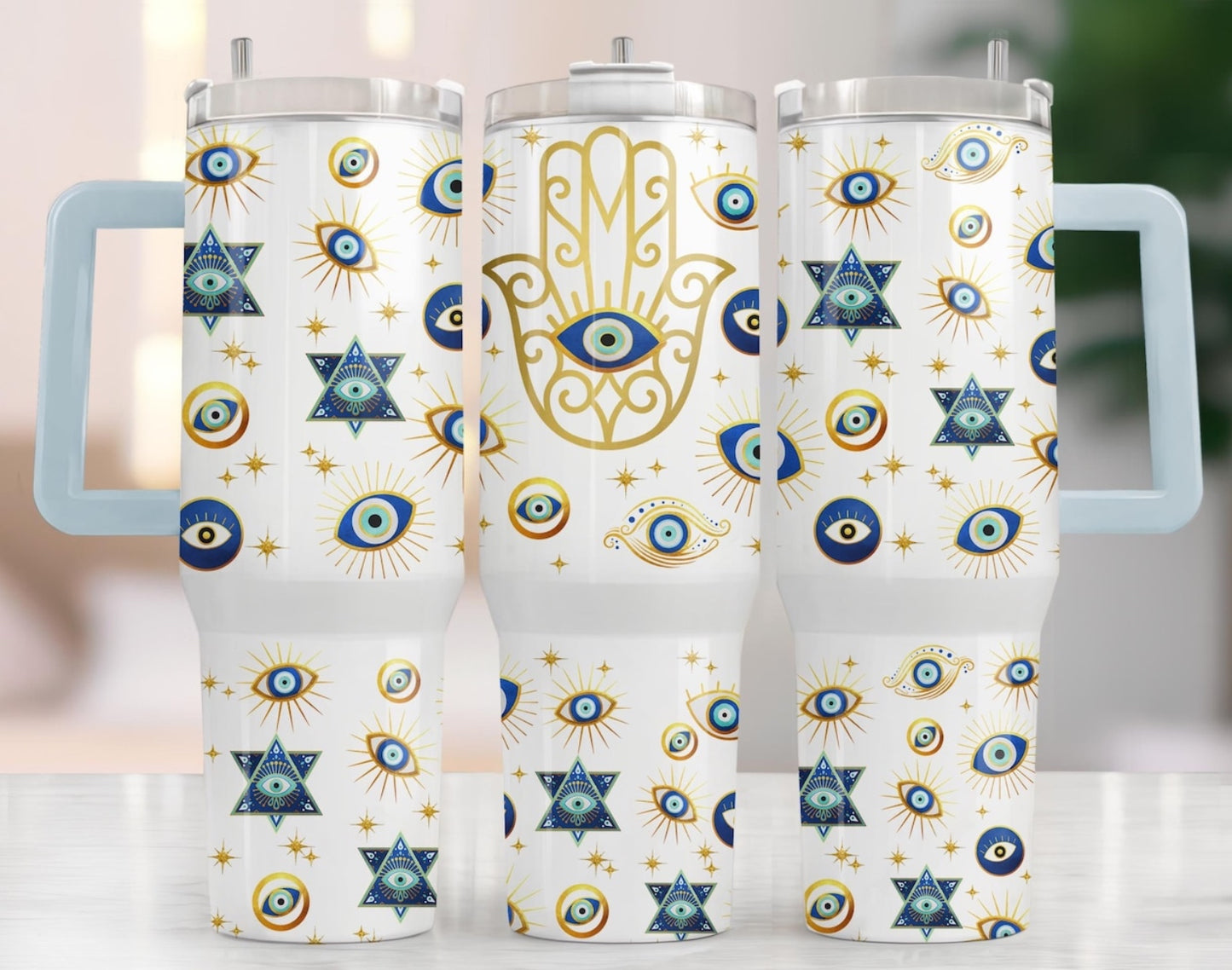 Evil Eye 40 oz Tumbler Preorder 4 wk tat