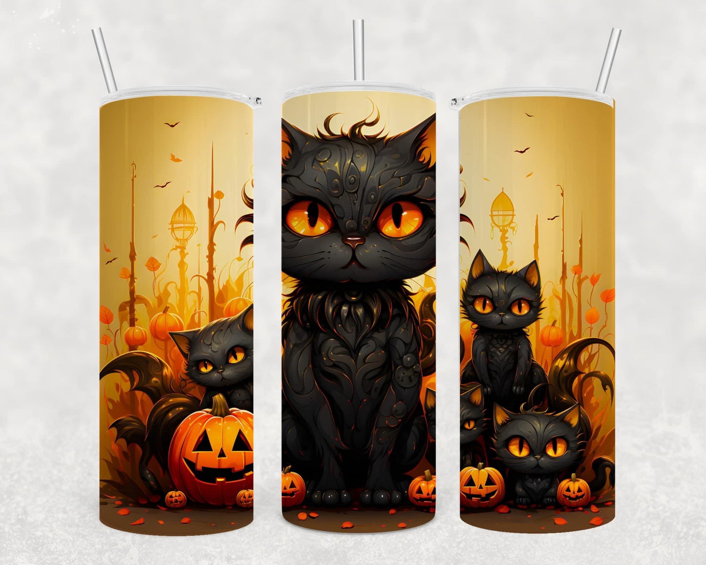 Halloween Cats Tumbler