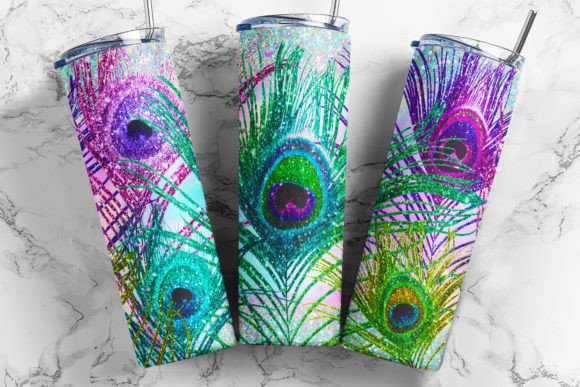 Shimmer Peacock Tumbler