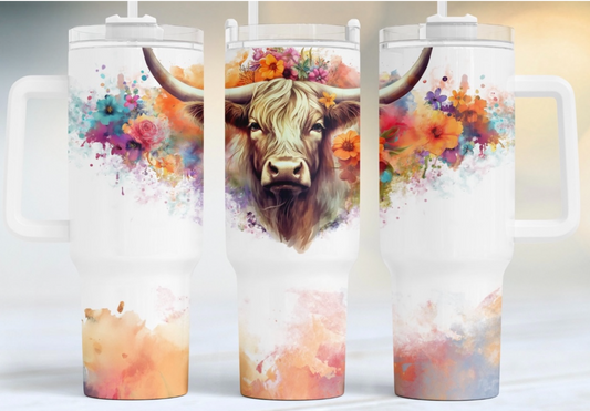 Bull 40 oz Tumbler Preorder 4 wk tat