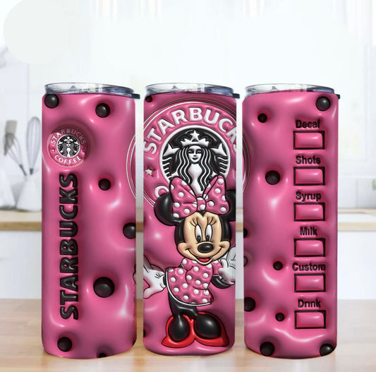 Puff Pink Mouse Tumbler