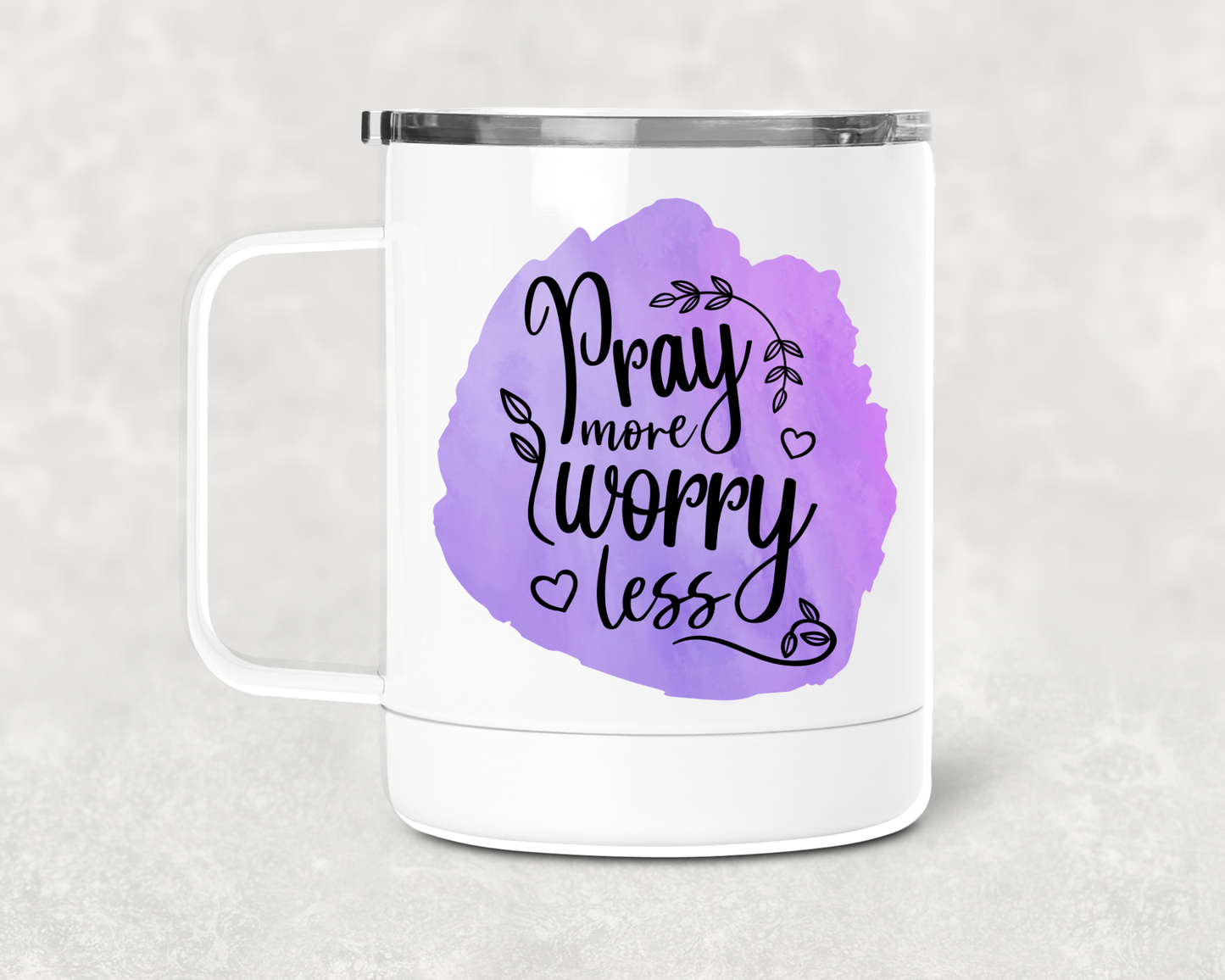 Pray More Mug /Wine Cup