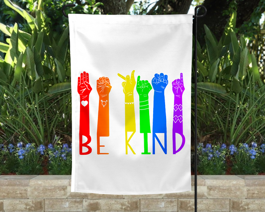 Be Kind Garden Flag