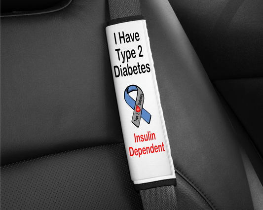 Type 2 Diabetes Seatbelt Cover