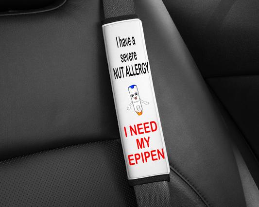 Nut Allergy Seatbelt Cover