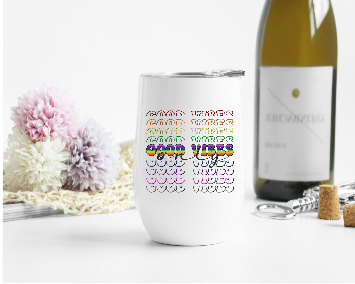 Good Vibes Mug /Wine Cup