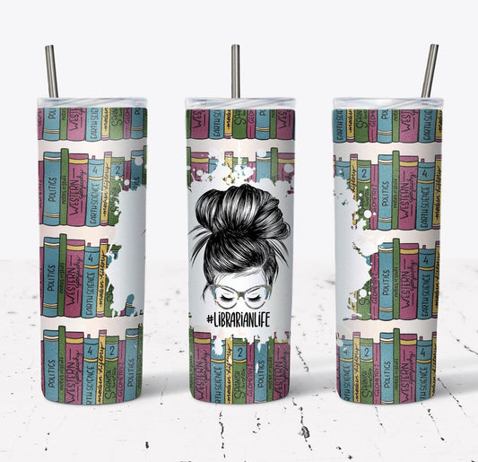 Librarian Life Tumbler-Stay Foxy Boutique, Florissant, Missouri