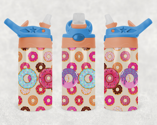 Donut Sippy Cup or Kids Water Bottle