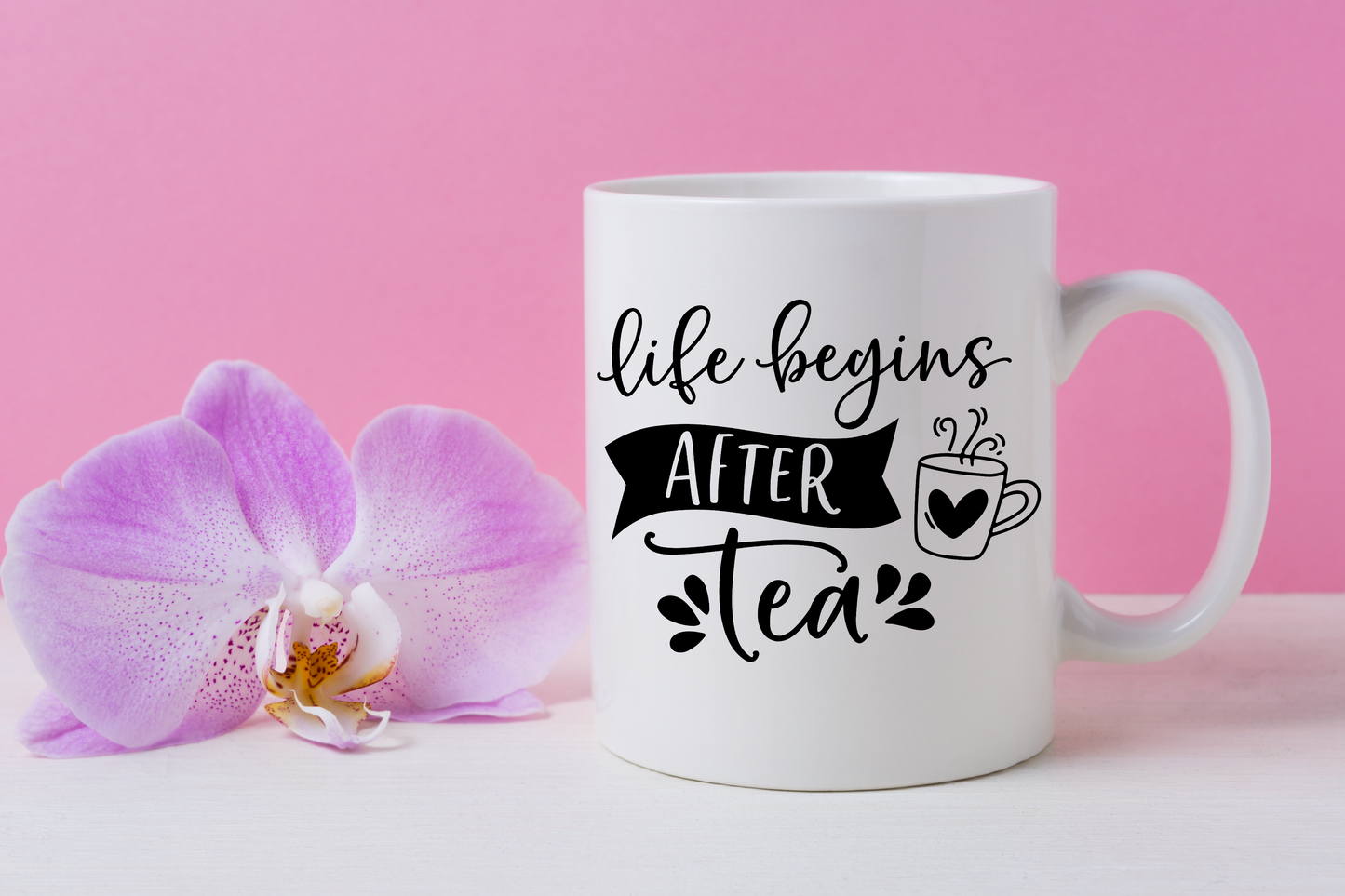 Life Begins After Tea Mug /Wine Cup