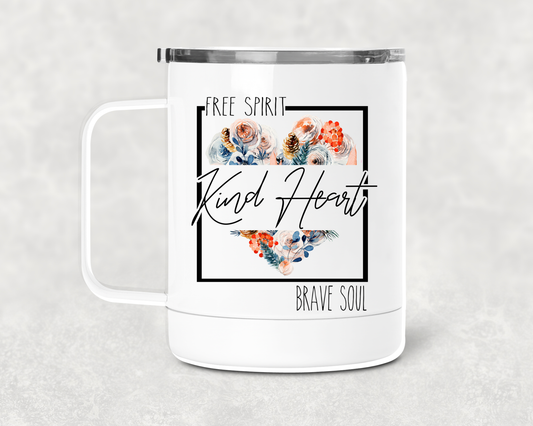 Kind Heart Orange Mug /Wine Cup