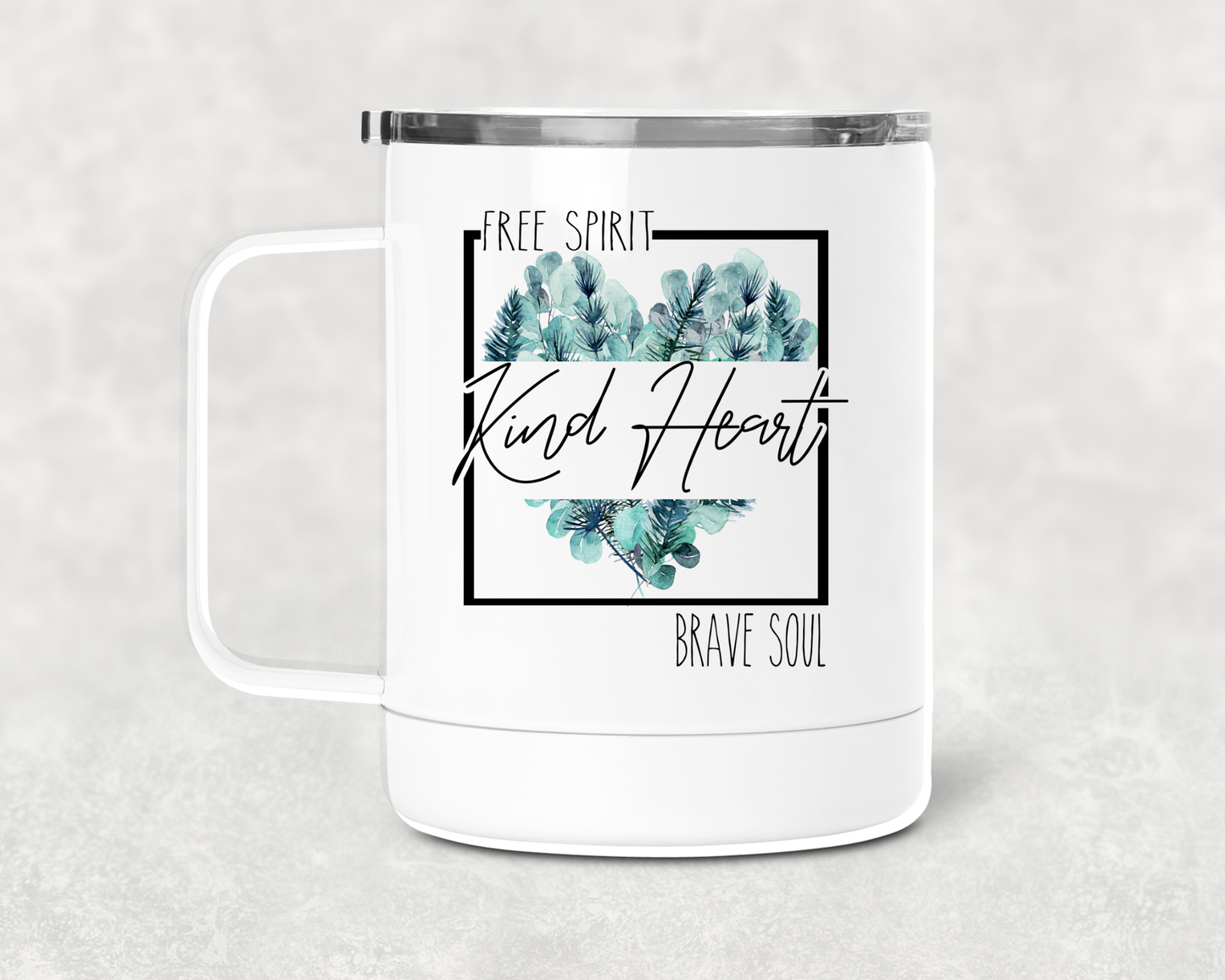 Kind Heart Green Mug /Wine Cup