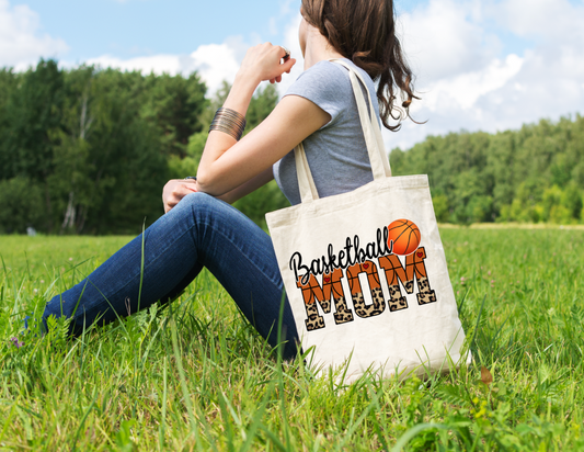 Basketball Mom Tote Bag