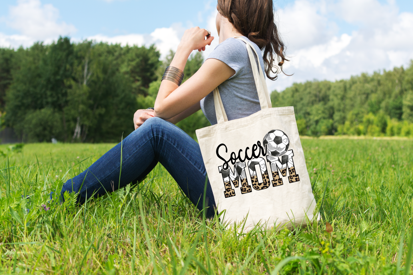 Soccer Mom Canvas Tote Bag