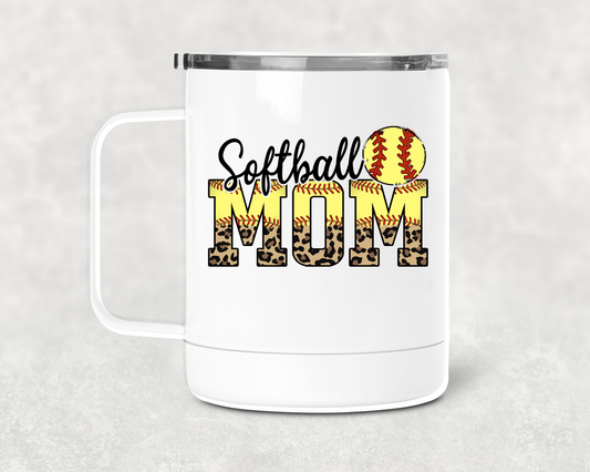 Softball Mom Mug /Wine Cup