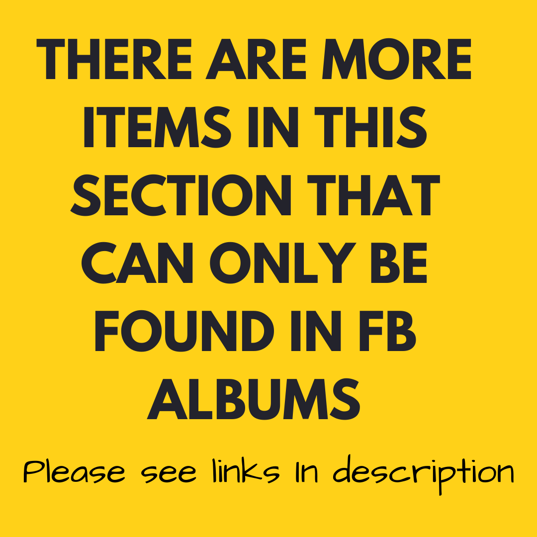 These Items Can NOT be found here