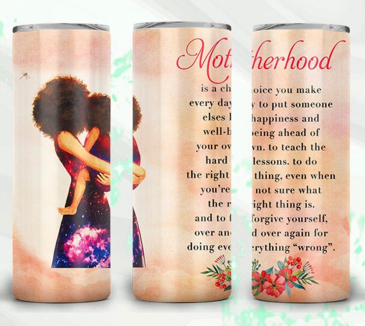 Motherhood (Afro) Tumbler