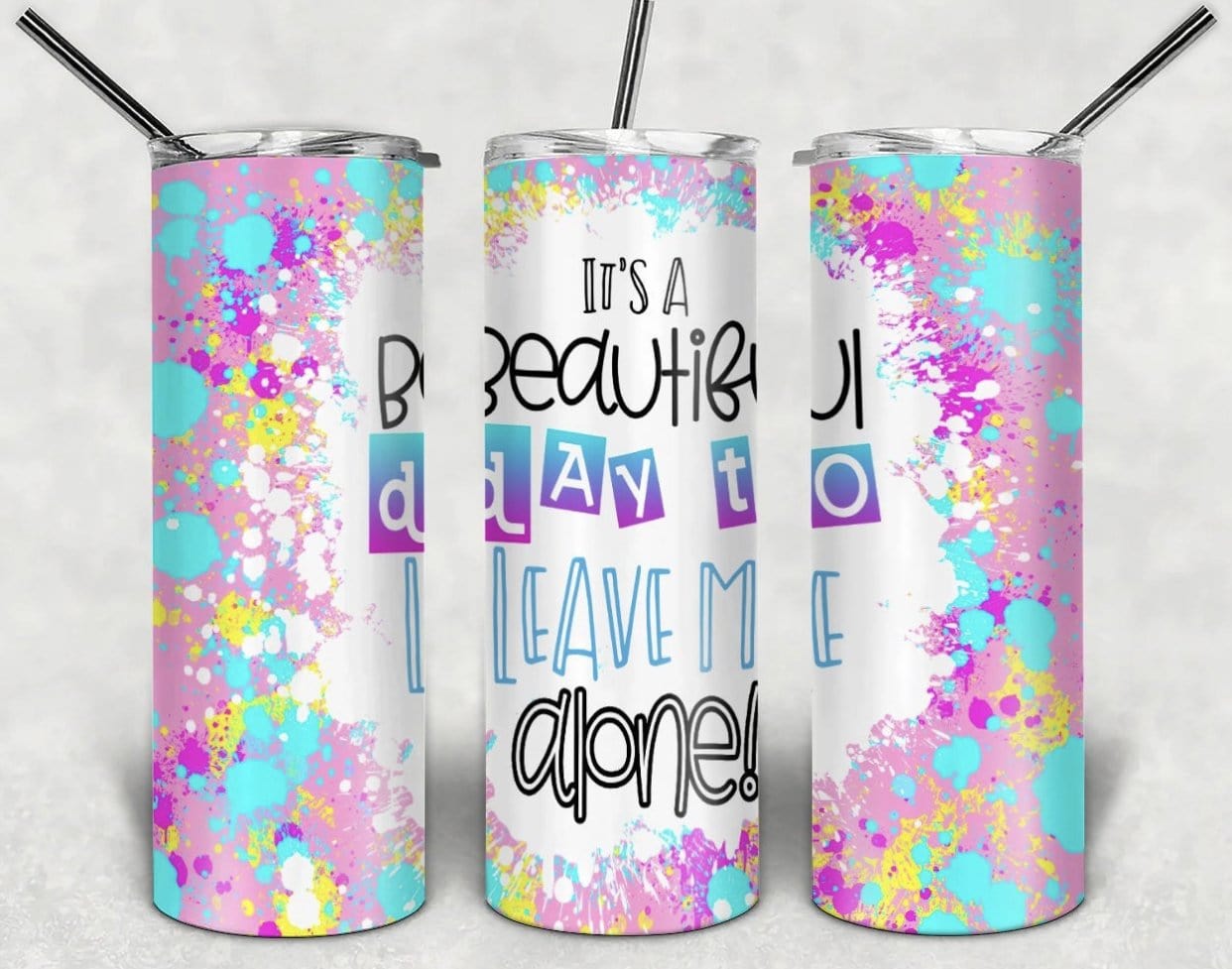 Leave Me Alone Tumbler-Stay Foxy Boutique, Florissant, Missouri