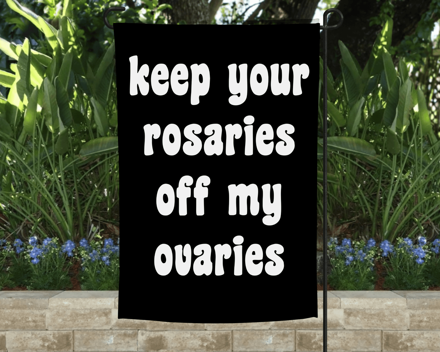 Keep Your Rosary Garden Flag-Stay Foxy Boutique, Florissant, Missouri