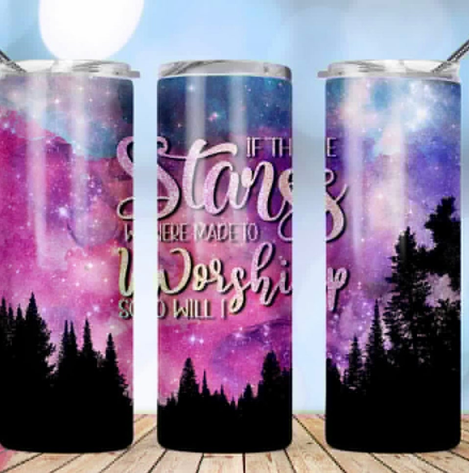 If The Stars Worship Tumbler-Stay Foxy Boutique, Florissant, Missouri