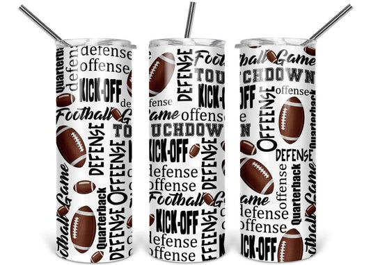 Football Game Tumbler-Stay Foxy Boutique, Florissant, Missouri