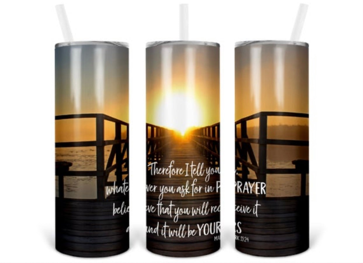 Whatever You Ask For In Prayer Tumbler-Stay Foxy Boutique, Florissant, Missouri