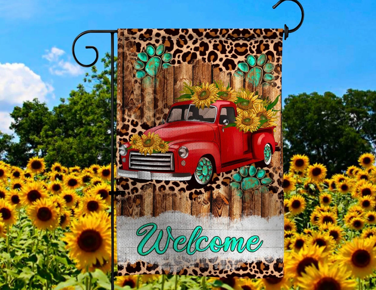 Southwestern Truck Garden Flag