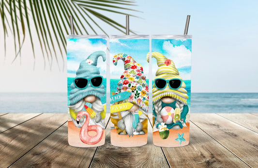 Summer Ready Gnomes Tumbler