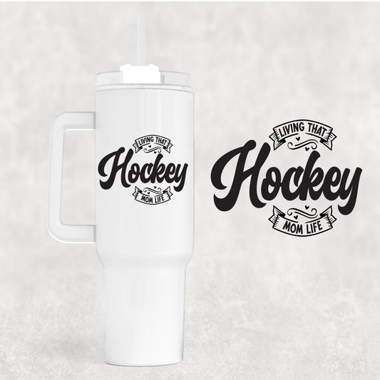 Hockey 40 oz Tumbler Preorder 4 wk tat