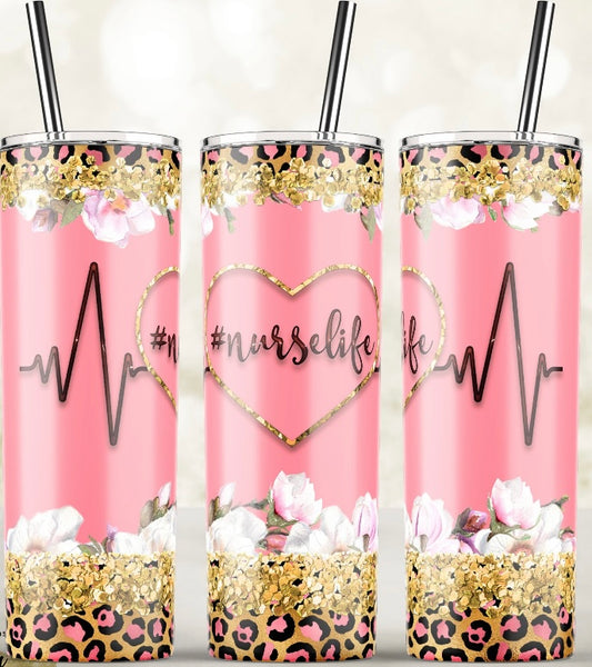 Nurse Heartbeat Tumbler