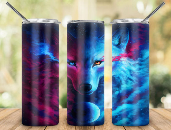 Moon Wolf Tumbler