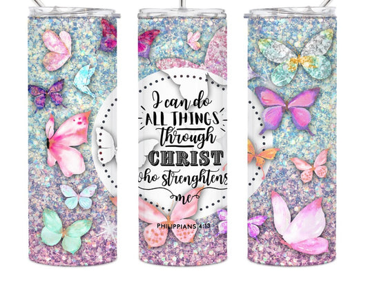 All Things Through Christ Tumbler