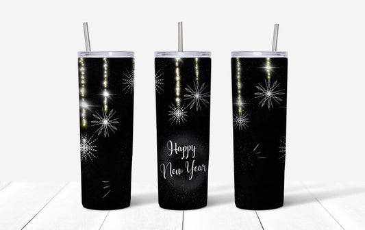 Sparkling New Year Tumbler-Stay Foxy Boutique, Florissant, Missouri