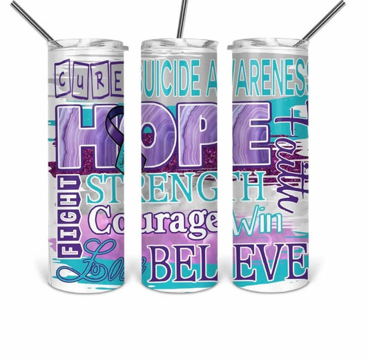 Suicide Awareness Tumbler