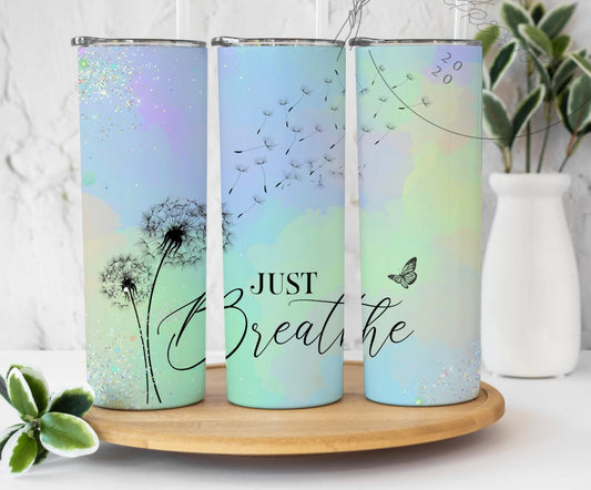 Just Breathe Tumbler